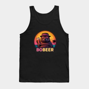 Funny Bóbr Bober Kurwa Bobeer Beer Internet Meme Tank Top